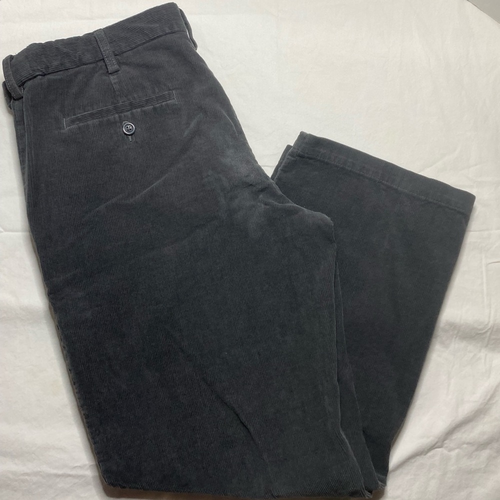 CROFT & BARROW MEN'S Size 36 X 29 QUALITY WEAR CORDUROY CASUAL PANTS